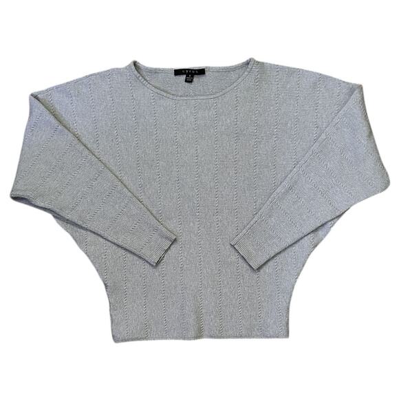 Cyrus Cinched Waist Gray Dolman Sweater Women's Small - Picture 1 of 6
